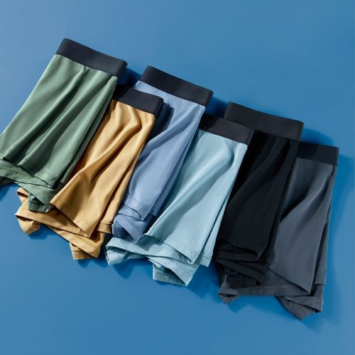 CHOHB Men's Micro Modal Boxer Briefs 3-Pack - Open Fly, Tagless, Breathable, Navy, Size Medium (32-34 Inch Waist) - View #7