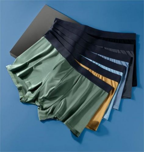 CHOHB Men's Micro Modal Boxer Briefs 3-Pack - Open Fly, Tagless, Breathable, Navy, Size Medium (32-34 Inch Waist) - View #9