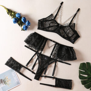 Sexy Lace Lingerie Sets Sex Underwear For Women Valentine's Day Sex Embroidary Bra Set