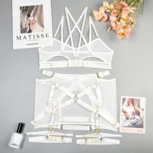 Sexy Mesh Lingerie Sex Underwear For Women Valentine's Day Transparent Lingerie Sets