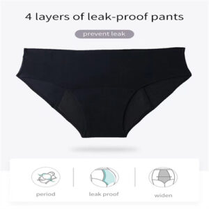 Women Leak Proof Panties During Menstruation Seamless Menstrual Panties Low Waist Transparent Women Underwear Briefs and Boxers