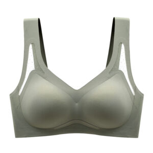 Plus size thin waistcoat without underwire underwear