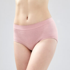 Honeycomb mid-waist comfortable breathable thin underwear seamless seamless underwear