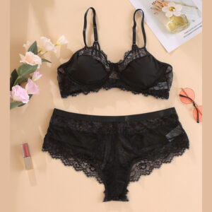 Plus Size Sexy Lace Lingerie Set