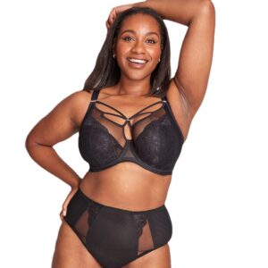 Plus size and cup sexy lingerie Thin lace bra for women