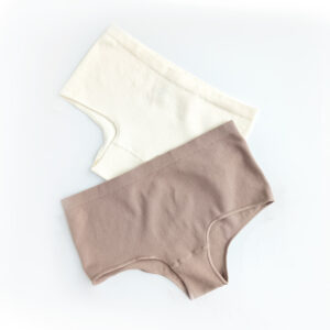Seamless panties Plus-size solid color breathable one-piece briefs