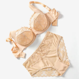 Sexy Comfortable Plus Size Women's Lingerie Panty Set