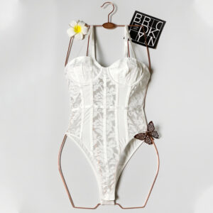 Hot Selling Sexy Lace Suspender Bodysuit Shapewear for Women