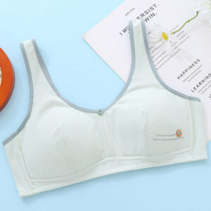 Pure cotton breathable girls' bra