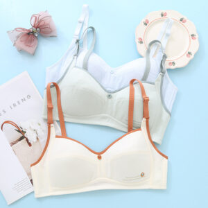 Pure cotton breathable girls' bra for middle school students