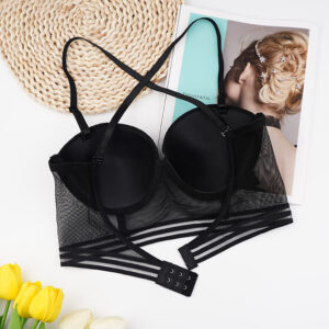 Mesh fashionable breathable women's bra