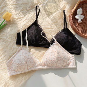 Lace French Triangle Girls Bra