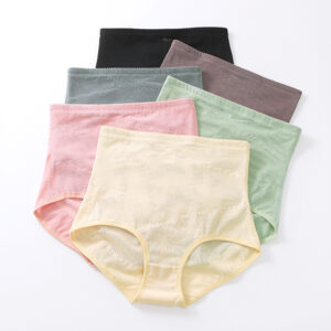 Mid-waist power mesh sexy shaping panties