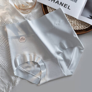 High-waisted seamless skin-friendly women's briefs