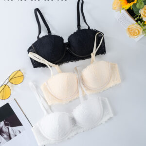 Lace bra balcony cup detachable shoulder straps high quality bra