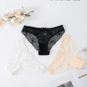 Women's lace panty lace underwear breathable panty