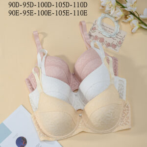 Wholesale 90DE-110DE Seamless Bras for Woman Underwire Underwear Padded Bralette Comfortable Plus Size Brassiere