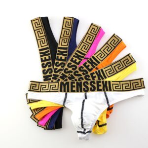 Hot Sale MENSSEXI Mens Sexy Underwear Brand G String Soft Nylon Spandex Thongs And G String