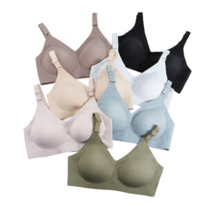 Wholesale Soft Wireless Women V Neck Breast Breastfeeding Mother Bras Sleeping Maternity Nursing Bra
