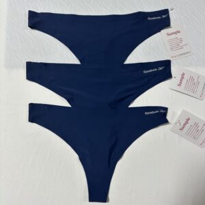 Solid color one piece seamless women underwear ice silk sexy comfy panties thong