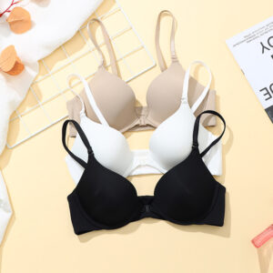 Women Soft Underwire Underwear Push up Comfort Female Thin Soft Invisible Bra Sexy Lingerie Seamless Front Closure Bras