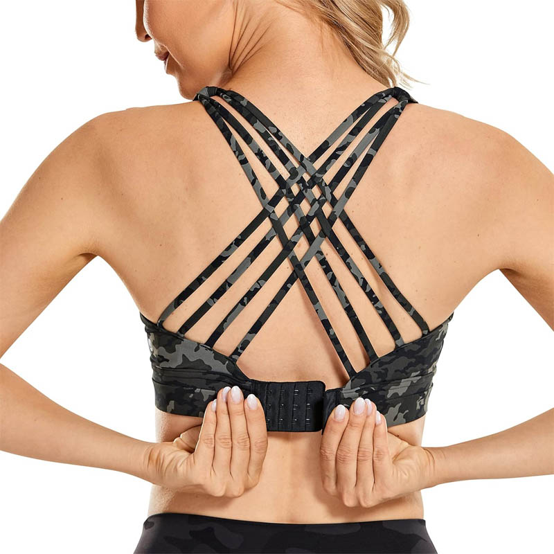 Back Closure Sports Bra