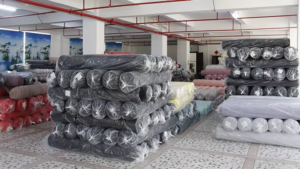 The factory starts purchasing fabrics and accessories