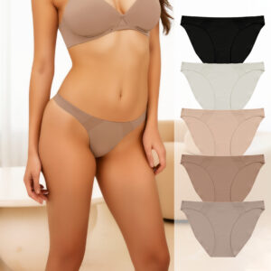 In Stock Wholesale Underwear Elastic Waist Comfortable Breathable Plus Size Low-rise Quick Drying Seamless Panties for Women