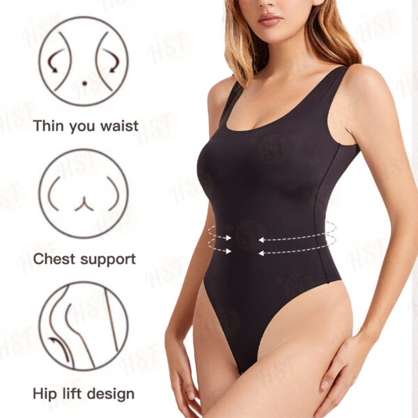 Wholesale Tummy Control Bodysuit Butt Lifter Body Shaper Slimming Leotard Seamless Shapewear for Women