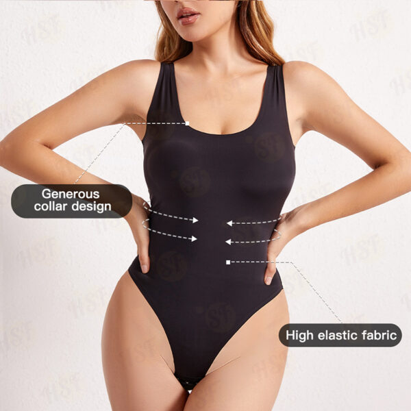 Wholesale Tummy Control Bodysuit Butt Lifter Body Shaper Slimming Leotard Seamless Shapewear for Women - 图片 2