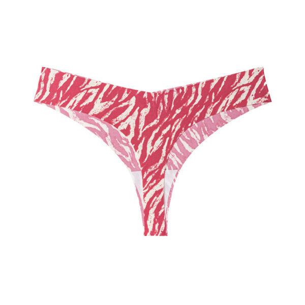 Fashion Women's Tie Dyed Non-Trace Multi Color Low Waist String Lingerie Women's Panties - 图片 6