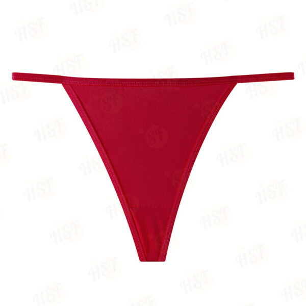 Non-marking Ice Silk Underpants Women's Large Mid-waist Cotton Crotch Breathable - 图片 6