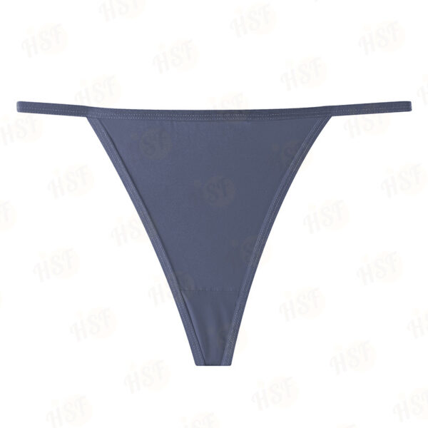 Non-marking Ice Silk Underpants Women's Large Mid-waist Cotton Crotch Breathable - 图片 5