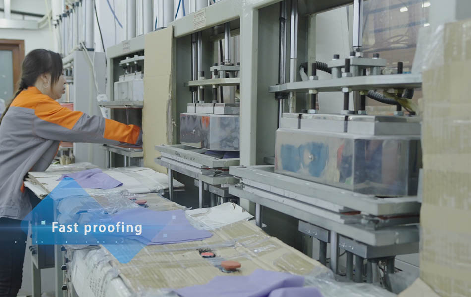 High-efficiency bra factory