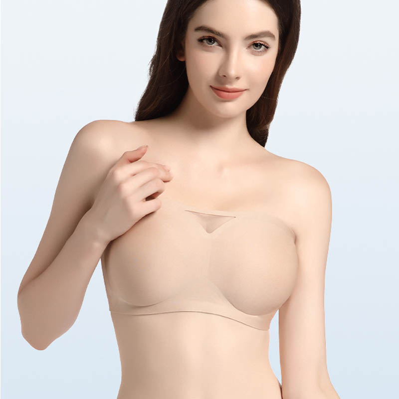 Strapless seamless bra