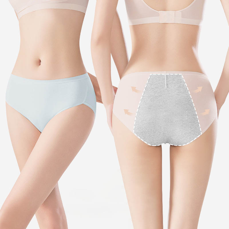 Seamless menstrual panties
