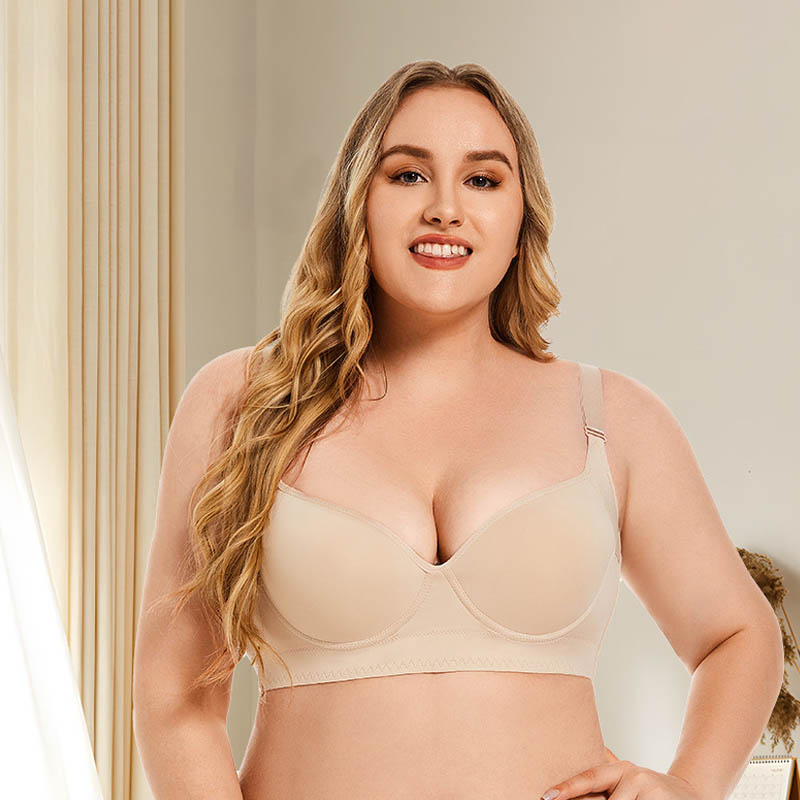 Three-Quarter Cup Plus Size Bra