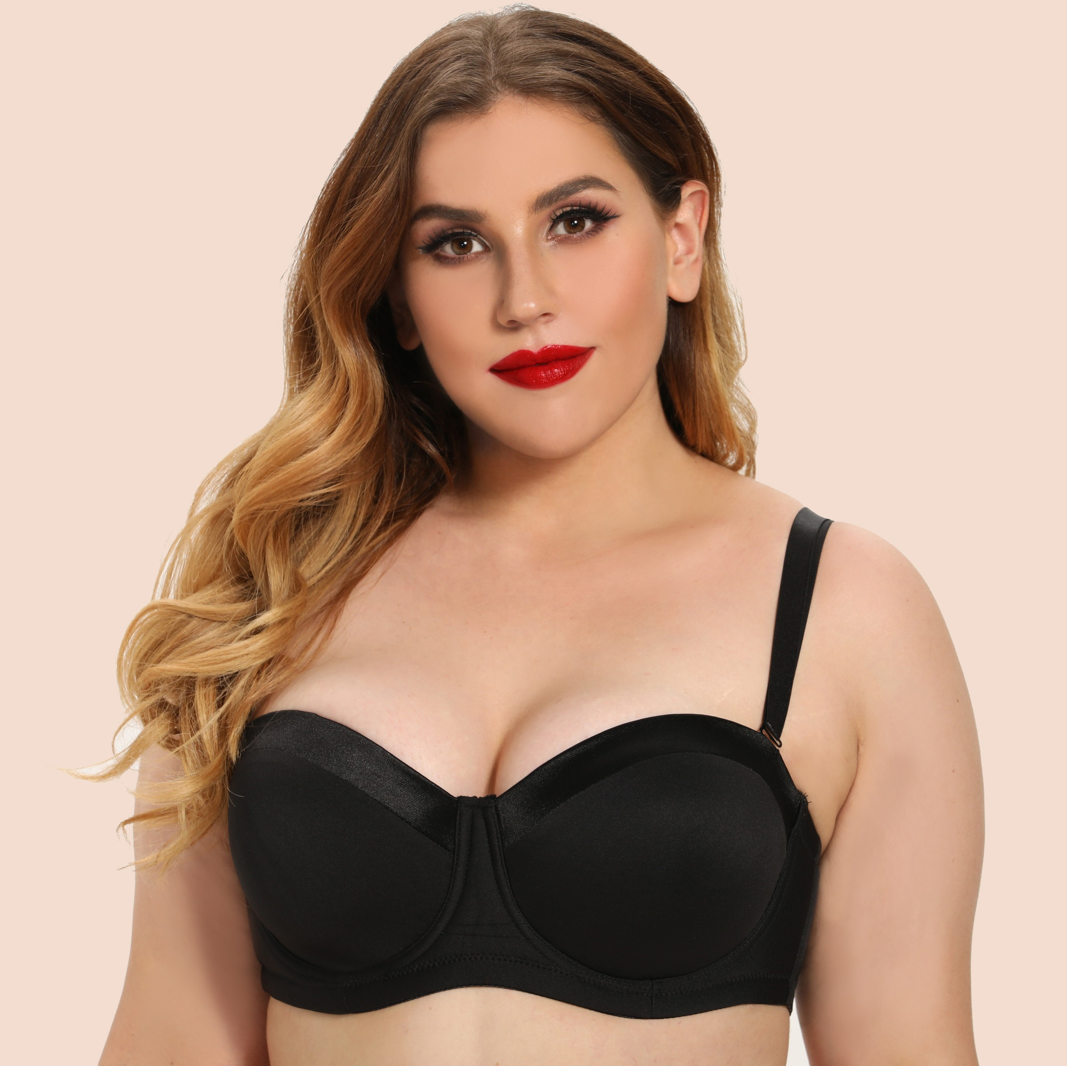 Half Cup Plus Size Bra