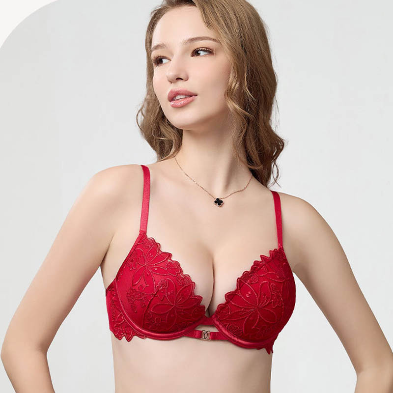 Deep V Push-Up Bra