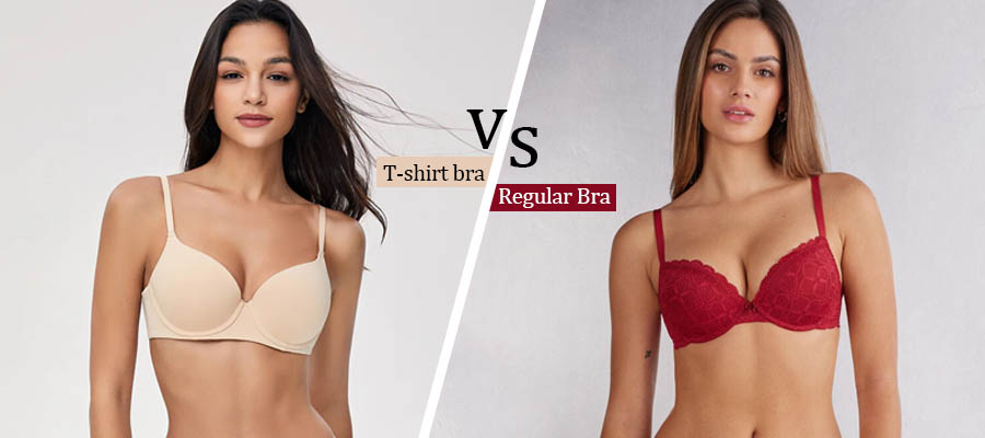 T-shirt bra VS Regular bra